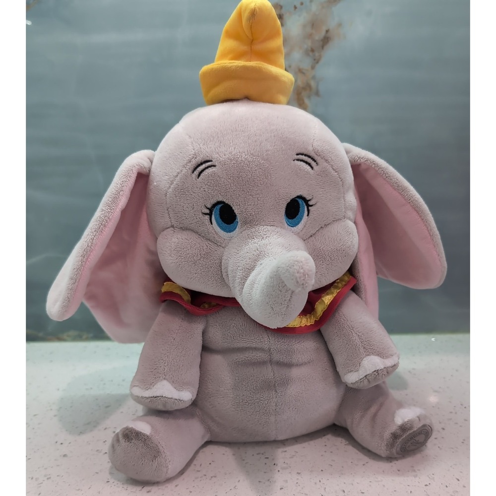 Disney Store DUMBO Elephant 14" Soft Plush Stuffed Animal Toy